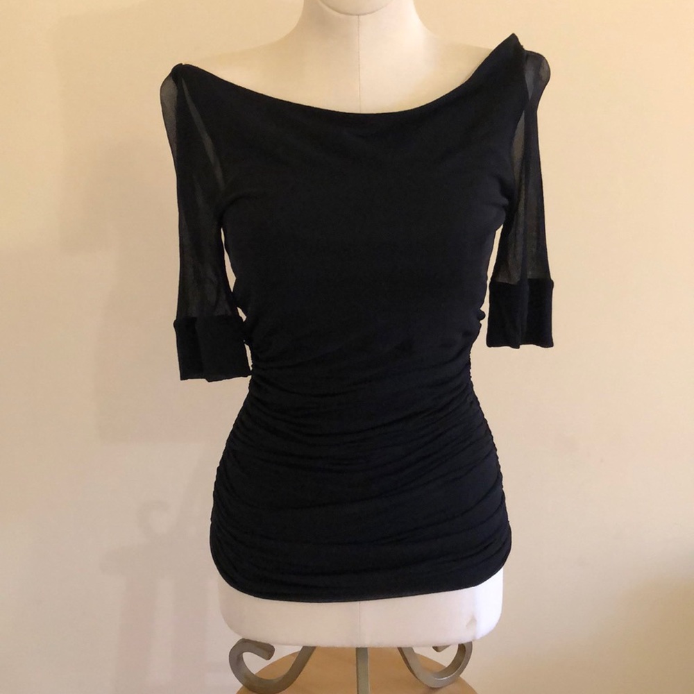 Flirty DVF mesh top
